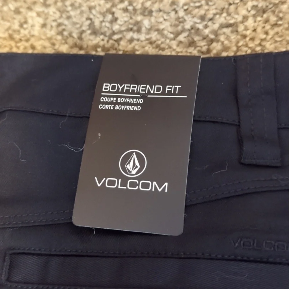 Volcom Frochickie Highrise Ankle Pants Black 26 - Picture 5 of 7